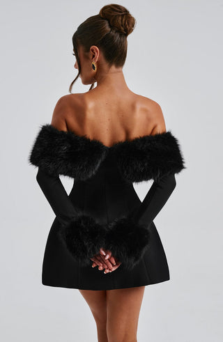 Villanelle Mini Dress - Black - glavon
