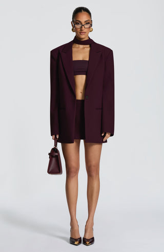 Vinnie Scarf - Plum - glavon