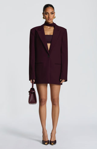 Vinnie Scarf - Plum - glavon