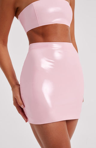 Violet Mini Skirt - Pink - glavon
