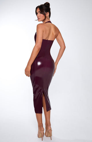 Violette Midi Dress - Cherry Lacquer - glavon