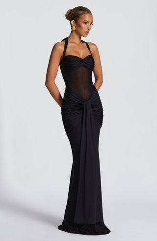 Vixen Maxi Dress - Black - glavon