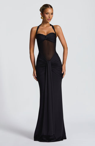 Vixen Maxi Dress - Black - glavon