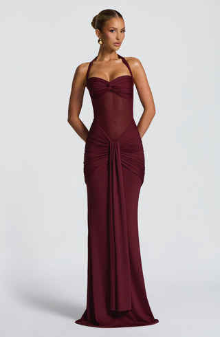 Vixen Maxi Dress - Cherry Lacquer - glavon