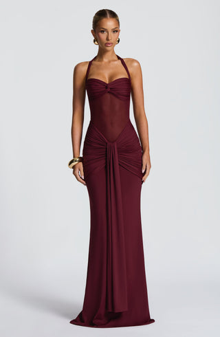 Vixen Maxi Dress - Cherry Lacquer - glavon