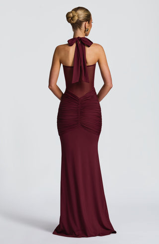 Vixen Maxi Dress - Cherry Lacquer - glavon