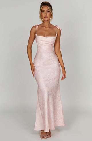 Whitney Maxi Dress - Blush - glavon