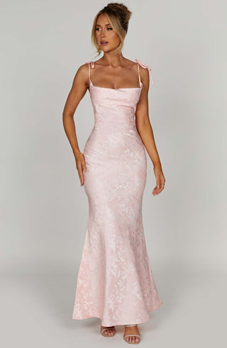 Whitney Maxi Dress - Blush - glavon
