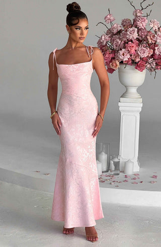 Whitney Maxi Dress - Blush - glavon