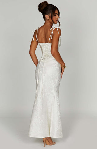 Whitney Maxi Dress - Ivory - glavon