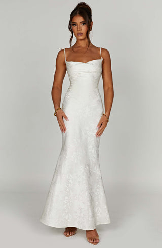 Whitney Maxi Dress - Ivory - glavon
