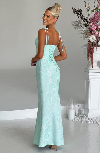 Whitney Maxi Dress - Mint - glavon