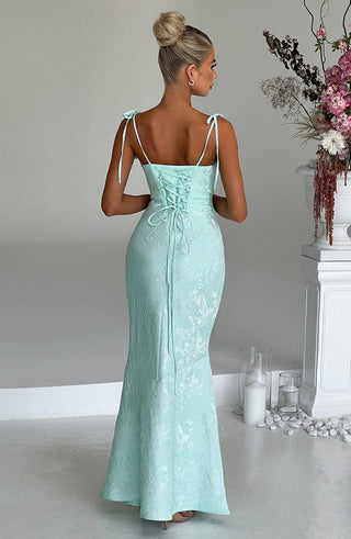 Whitney Maxi Dress - Mint - glavon