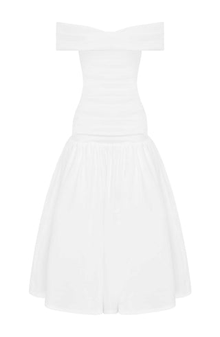 Wilhelmina Midaxi Dress - Ivory - glavon