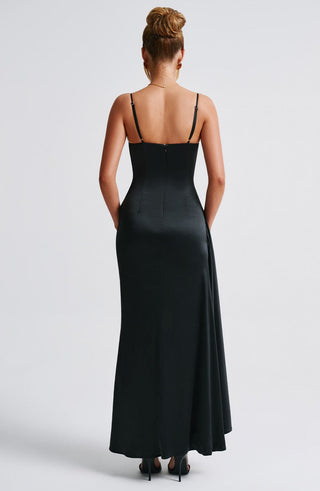 Winona Maxi Dress - Black - glavon