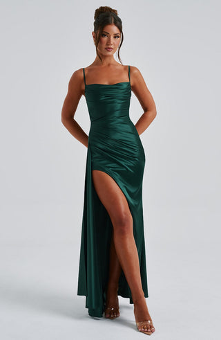 Winona Maxi Dress - Emerald - glavon