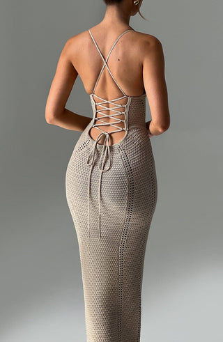 Xanthe Maxi Dress - Beige - glavon