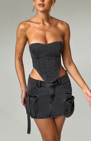 Yasie Corset - Black - glavon