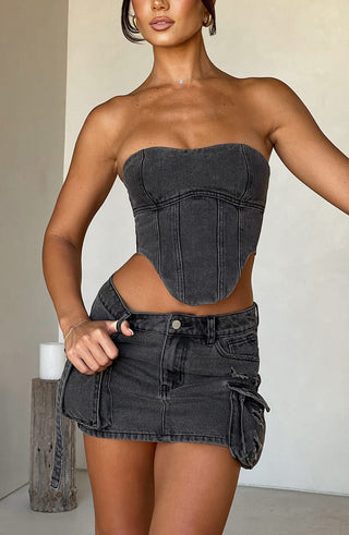 Yasie Corset - Black - glavon