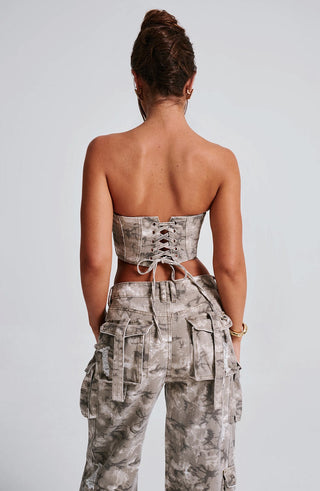 Yasie Corset - Camo Print - glavon