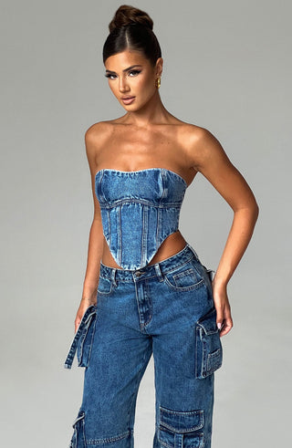 Yasie Corset - Dark Wash - glavon
