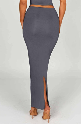 Yazmin Maxi Skirt - Charcoal - glavon