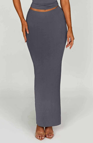 Yazmin Maxi Skirt - Charcoal - glavon
