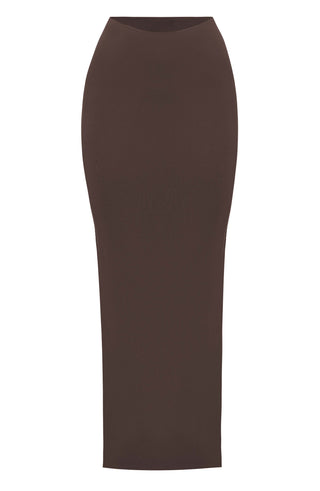 Yazmin Maxi Skirt - Chocolate - glavon