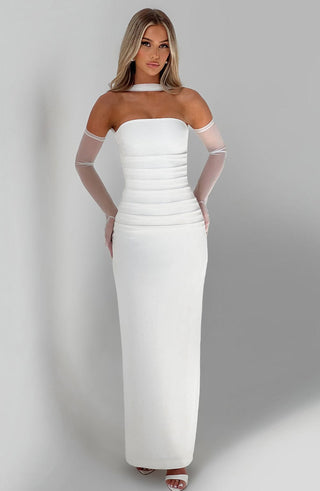 Yulia Maxi Dress - Ivory - glavon