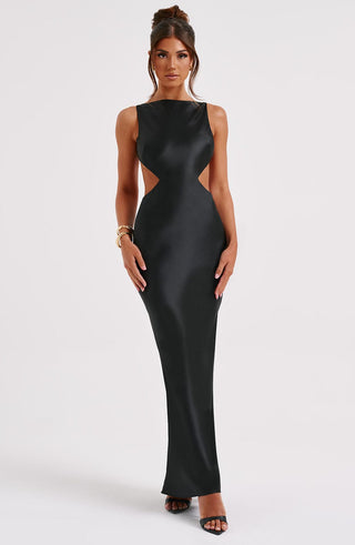 Yves Maxi Dress - Black - glavon