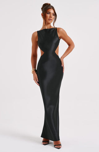 Yves Maxi Dress - Black - glavon
