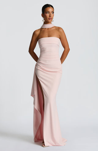 Zafira Maxi Dress - Blush - glavon