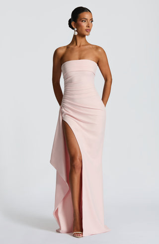 Zafira Maxi Dress - Blush - glavon