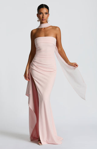 Zafira Maxi Dress - Blush - glavon