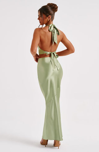 Zaylee Maxi Skirt - Khaki - glavon