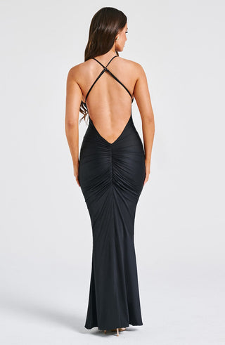 Zelda Maxi Dress - Black - glavon