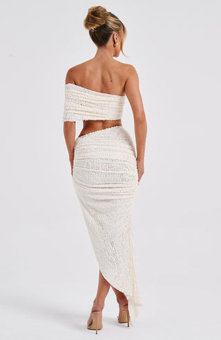 Zina Top - Ivory - glavon